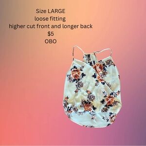 Floral Sleeveless Top